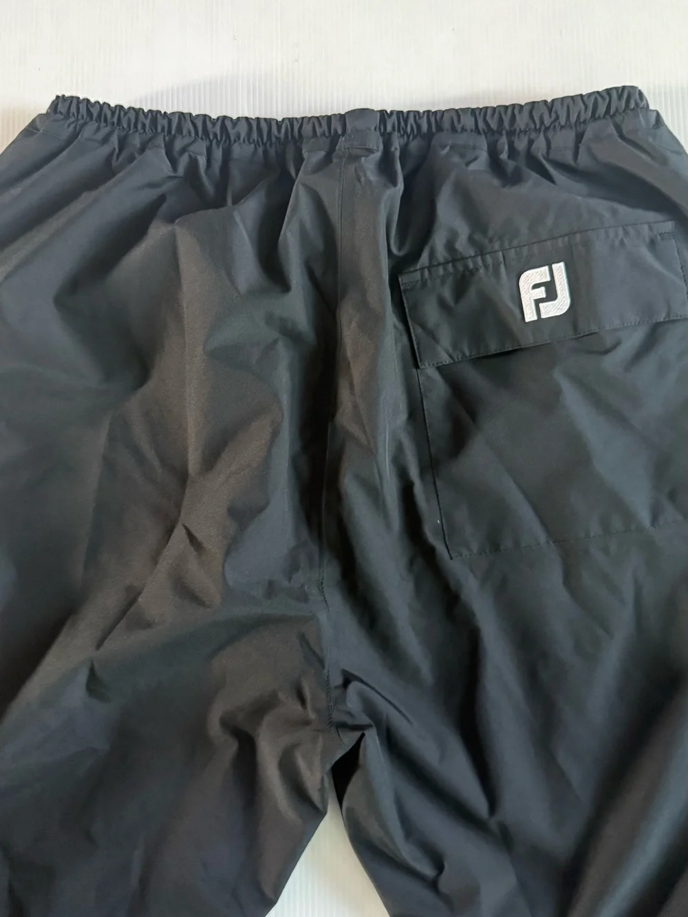 DryJoys by FootJoy Rain Golf Pants Mens L Waterproof Hydrolite Outerwear Black - Picture 6 of 11